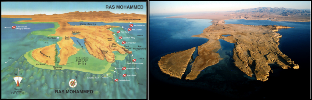 Ras Mohamed Map